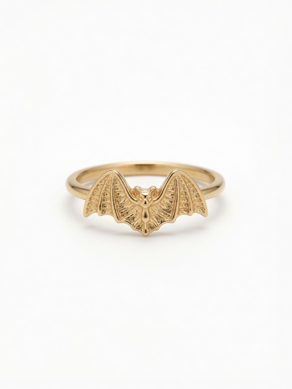 NWT Gold-Tone Bat Statement Ring – Size 7